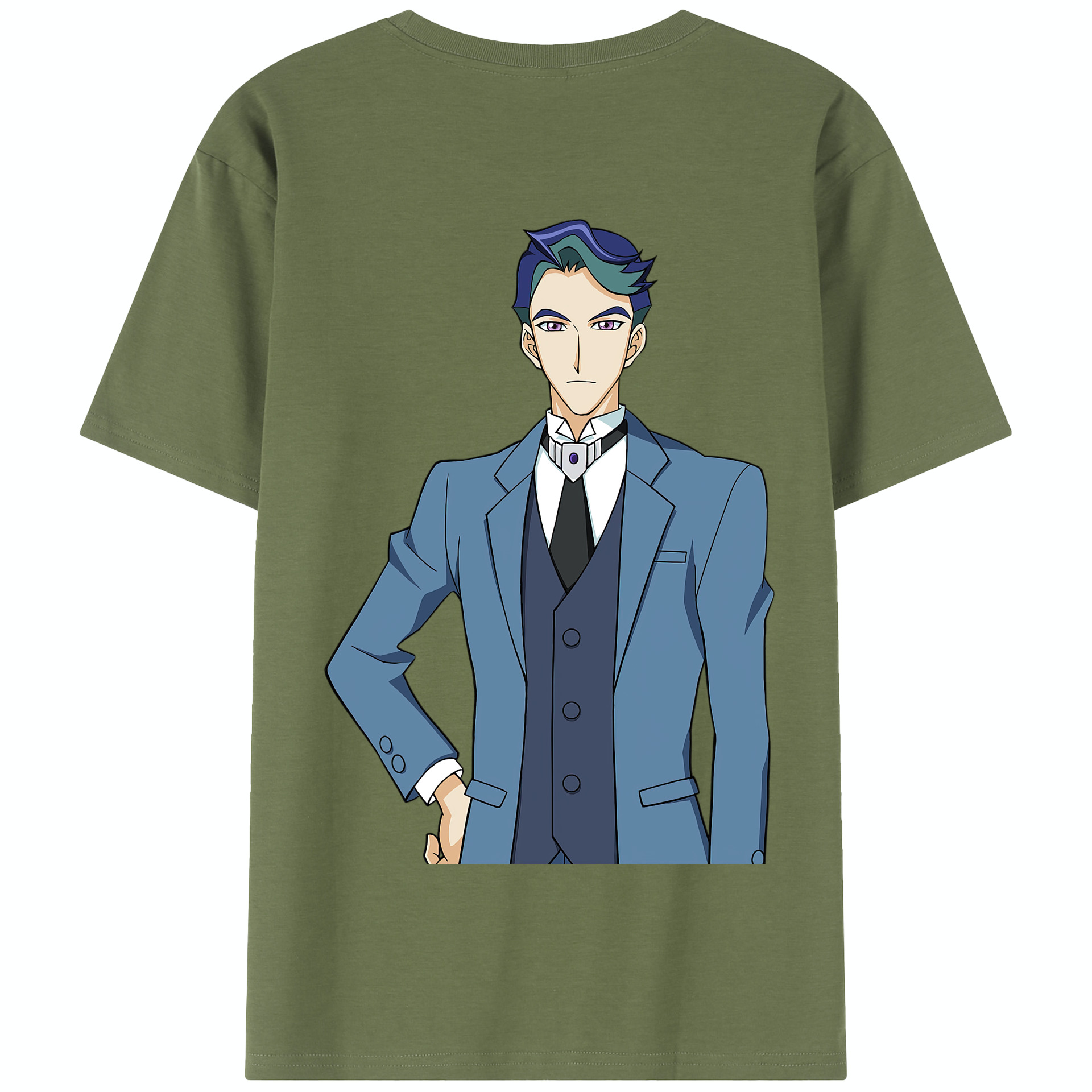（画像用） 遊☆戯☆王 Yu-Gi-Oh! 綿100％半袖Tシャツ（背面プリント）